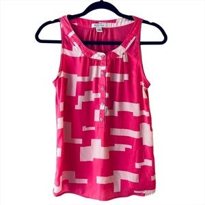 Kenneth Cole Reaction Colorblock Sleeveless Top sm